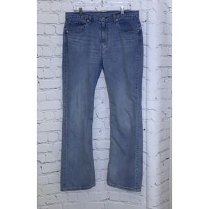 Levi's 527 Jeans Men's 36x32 (Tag 36x34) Boot Cut Light Wash Blue Denim